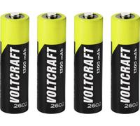 VOLTCRAFT Pile rechargeable LR6 (AA) NiMH 1300 mAh 1.2 V 4 pc(s)