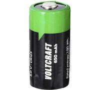 VOLTCRAFT Pile rechargeable spéciale CR 123 button-top lithium 3 V 650 mAh