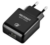VOLTCRAFT QCP-3000 Chargeur USB 19.5 W 1x USB-A noir intérieure Qualcomm Quick