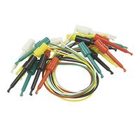 VOLTCRAFT Set de cordons de mesure pinces crocodile pinces crocodile 0.28 m noir, rouge, vert, jaune, blanc 1 set