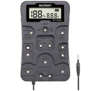 VOLTCRAFT Testeur de piles BT-12DIG plage de mesure (testeur de pile) 1,2 V, 1,5 V, 3 V, 3,7 V, 6 V, 9 V, 12 V pile, ba