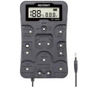 VOLTCRAFT Testeur de piles BT-12DIG plage de mesure (testeur de pile) 1,2 V, 1,5 V, 3 V, 3,7 V, 6 V, 9 V, 12 V pile, ba