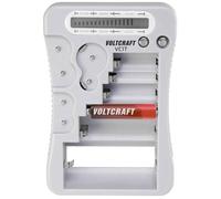 VOLTCRAFT Testeur de piles VC1T plage de mesure (testeur de pile) 1,5 V, 3 V, 6 V, 9 V pile VC-12613270