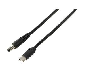 VOLTCRAFT Transformateur de tension USB cylindrique 5.5 x 2.1 mm Black