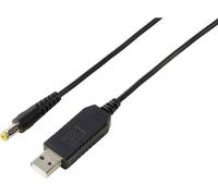 VOLTCRAFT Transformateur de tension USB cylindrique 5.5 x 2.1 mm Black convertisseur DC/DC, avec adaptateur DC