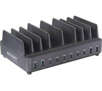VOLTCRAFT UC-240W01 Station de charge USB 240 W 6x USB-C®, 4x USB-A Fast Charge, Quick Charge, Power Delivery noir intérieure USB Power Delivery (USB-PD)