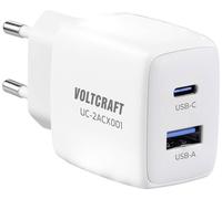 VOLTCRAFT UC-2ACX001 Chargeur USB 25 W intérieure Courant de sortie (max.) 2.08 A 2 x 1x USB-A, 1x USB-C® GaN