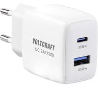 VOLTCRAFT UC-2ACX001 Chargeur USB 25 W intérieure Courant de sortie (max.) 2.08 A 2 x 1x USB-A, 1x USB-C® GaN
