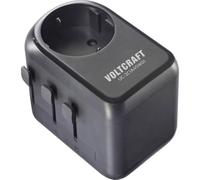 VOLTCRAFT UC-2C1A45W01 Adaptateur de chargeur de voyage 45 W 2 x USB-C®, 1 x USB-A Fast Charge Noir Intérieur avec adaptateur européen, m