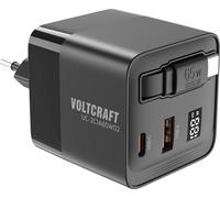 VOLTCRAFT UC-2C1A65W02 Chargeur USB 65 W 1x USB-A, 2x USB-C® Nbr. de sorties: 3 x GaN, USB Power Delivery (USB-PD), chargeur