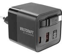 Voltcraft Chargeur USB UC-2C1A65W02 65 W – 1x USB-A, 2x USB-C, GaN, USB-PD