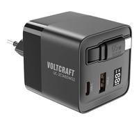 VOLTCRAFT UC-2C1A65W02 Chargeur USB 65 W 1x USB-A, 2X USB-C® Nbr. de Sorties: 3 x GaN, USB Power Delivery (USB-PD), cha