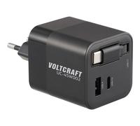 VOLTCRAFT UC-45W002 Chargeur USB 45 W 1x USB-A, 2x USB-C® Power Delivery noir