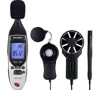 VOLTCRAFT UM5/1 200 Adaptateur de température -200 - 1372 °C sonde K testeur denvironnement multifonction 5-en-1