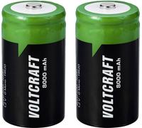 VOLTCRAFT VC-16026035 Pile rechargeable LR20 (D) NiMH 8000 mAh 1.2 V 2 pc(s)