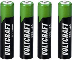 VOLTCRAFT VC-16026040 Pile rechargeable LR3 (AAA) NiMH 900 mAh 1.2 V 4 pc(s)