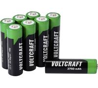 VOLTCRAFT VC-16044360 Pile rechargeable LR6 (AA) NiMH 2750 mAh 1.2 V 8 pc(s)