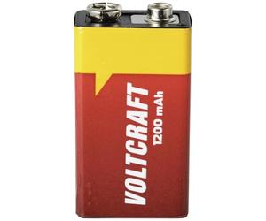 VOLTCRAFT VC-9V-Li-1200mAh 9V Bloc Batterie Li-SoCl2 1200 mAh 1 pièce