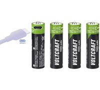VOLTCRAFT VC-AA1300USB Batterie USB-C® Li-Ion 1300 mAh 1.5 V 4 pc(s)