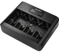VOLTCRAFT VC-BC-5100 Chargeur de piles rondes NiMH, Li-ion LR6 (AA), LR03 (AAA), LR14 (C), LR20 (D), 6LR61 (9 V)