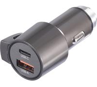 VOLTCRAFT VC-CPS-45W Chargeur USB 1x USB-A, 1x USB-C® noir pour voiture