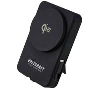 VOLTCRAFT VC-Qi2 PD20W 8000 Powerbank (batterie supplémentaire) 8000 mAh Fast Charge LiPo noir Affichage du statut