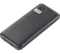 VOLTCRAFT VC-WT-K512 Powerbank (batterie supplémentaire) 10000 mAh Fast Charge LiPo noir affichage du statut