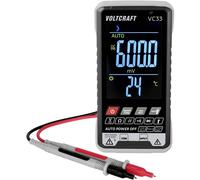 VOLTCRAFT VC33 Multimètre étalonné (ISO) numérique CAT III 600 V Affichage (nombre de points): 5999