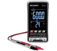 VOLTCRAFT VC33 Multimètre étalonné (ISO) numérique Affichage (nombre de points): 5999