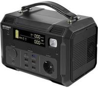 VOLTCRAFT WS-PS501 Powerstation 22400 mAh Fast Charge Nickel-Manganèse-Cobalt Noir (mat) Extérieur, lampe de poche LED, indicateur d'état, charge et décharge simultanées (VC-13096670)