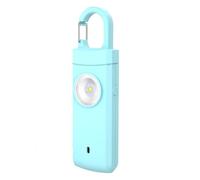 Voltek LockRing V1 - L’Alarme Qui hurle pour Vous défendre Alarme personnelle 130 DB avec lumière stroboscopique LED, Rechargeable USB-C, compacte et Portable pour Femmes et Hommes