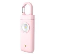 Voltek LockRing V1 - L’Alarme Qui hurle pour Vous défendre Alarme personnelle 130 DB avec lumière stroboscopique LED, Rechargeable USB-C, compacte et Portable pour Femmes et Hommes