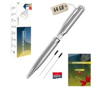 VOLTEK Stylo enregistreur Vocal 2025 Audio - 64Go - USB 3.0 Type C - Capturez la Voix avec Le dictaphones Vocal. Micro enregistreur Mini pour Réunions Conférences Journaliste - Guide Gratuit Inclus