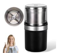 Voltix Electric Multi-Use Cup Grinder - 100g Large Capacity 304 Stainless Steel, Adjustable Coarse to Fine, Dual-Layer Lid, Detachable & Easy to Clean (Set A)
