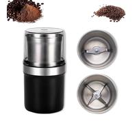Voltix Electric Multi-Use Cup Grinder, Detachable Cup Grinder,Large Capacity Stainless Steel, Easy Clean, Coffee Grinders & Spice Grinders for Home Kitchen (Double cup)