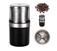Voltix Electric Multi-Use Cup Grinder, Large Capacity Stainless Steel, Coffee Bean Grinder, Suitable For The Kitchen, Camping, Outdoors, And Office (Single Cup,European Standard)