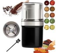 Voltix Electric Multi-use Cup Grinder - Large Capacity Stainless Steel, Coffee Bean Grinders for Home Use, Stainless Steel Mini Coffee Spice Machine for Kitchen, Blender Espresso Mixer(Cross Blade)