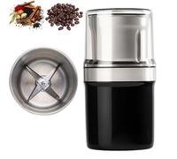 Voltix Electric Multi-use Cup Grinder - Large Capacity Stainless Steel, Coffee Grinder & Spice Grinder, 360 Full Grinding, Detachable Cup, Easy Clean for Grain Nuts Seasoning Coffee Beans Spices (B)