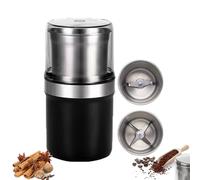 Voltix Electric Multi-use Cup Grinder - Large Capacity Stainless Steel, Detachable Cup, Easy Clean, for Home Use for Grain Nuts Seasoning Coffee Beans Spices (2-PCS)