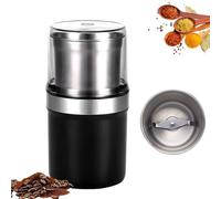 Voltix Electric Multi-Use Cup Grinder - Large Capacity Stainless Steel, High-Power Motor and Durable Stainless Steel Flat Blade, Dual-Layer Lid Design, Detachable and Water Washable (Cross blade)