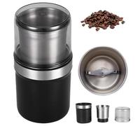 Voltix Electric Multi-Use Cup Grinder - Large Capacity Stainless Steel, Versatility & Convenience Coffee and Spice Grinder, for Coffee Beans, Spices & Herbs (Single Blade Cup)