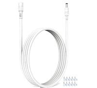 VOLTKARE Câble d'extension Eco blanc de 3 m de long pour Echo Dot (3e / 4e génération) avec montre / édition pour enfants, Echo Show 5, Echo Pop/Spot, et Fire TV Cube avec adaptateur secteur original