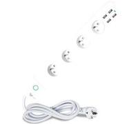 Voltman - Bloc multiprise 16A connecté 4 prises 2P+T et 4 USB avec compteur de consommation (Mult-E) Wifi G