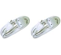 Voltman DIO013124 DIO013124-Prolongateur/Rallonge- 3m - Blanc (Lot de 2)