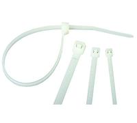 Lot de 25 colliers de câblage 180x3,5mm - Blanc