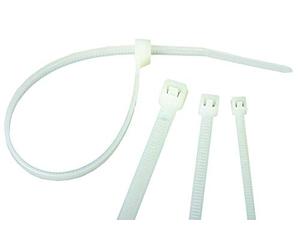 Voltman DIO052104 - Lot de 25 colliers en Nylon - 280 mm x 3,5 mm - Blanc