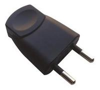 Zenitech DIO043054 Fiche mâle 2 pôles Noir