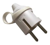 VOLTMAN Fiche mâle 2P+T - Blanc