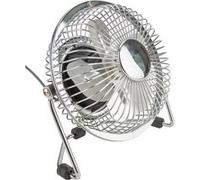 Voltman - Mini ventilateur de bureau USB Ø13cm - argent