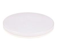 Plafonnier rond spécial Salle de Bain IP44 (15 W 1350lm 4000K) - Blanc - Voltman